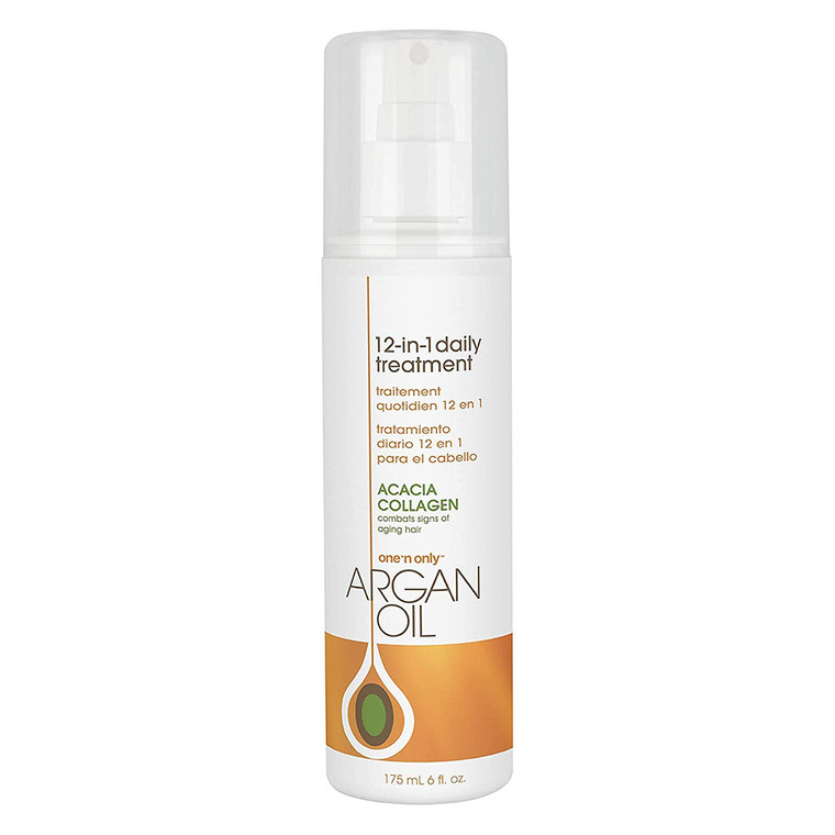 One N Only Argan Oil 12 In 1 Daily Hair Treatment Acacia Collagen 6Oz (175ml)