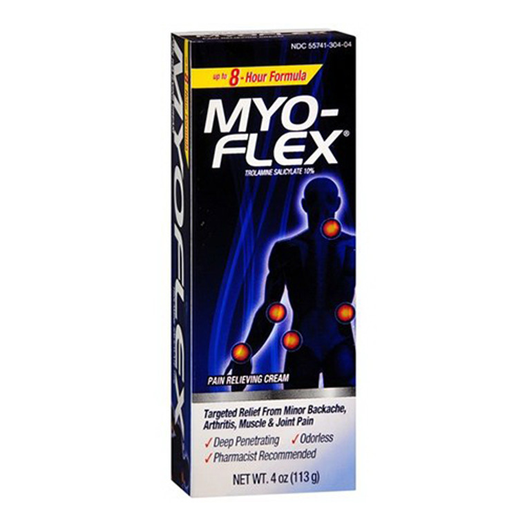 Myoflex Muscle And Joint Pain Relieving Cream, Odorless - 4 Oz