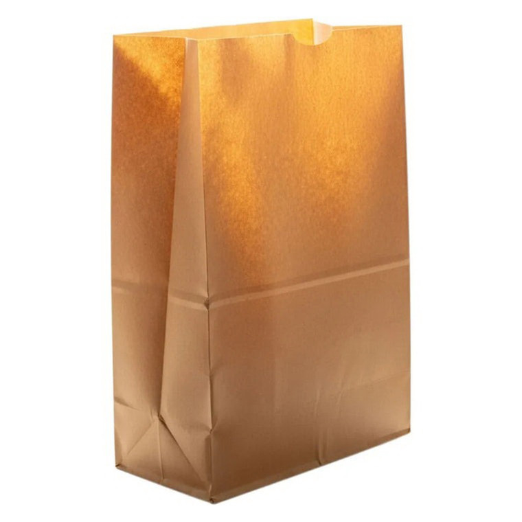 Leader 12 x 7 x 17 in Flat Bottom Paper Sack Bags 500Ea