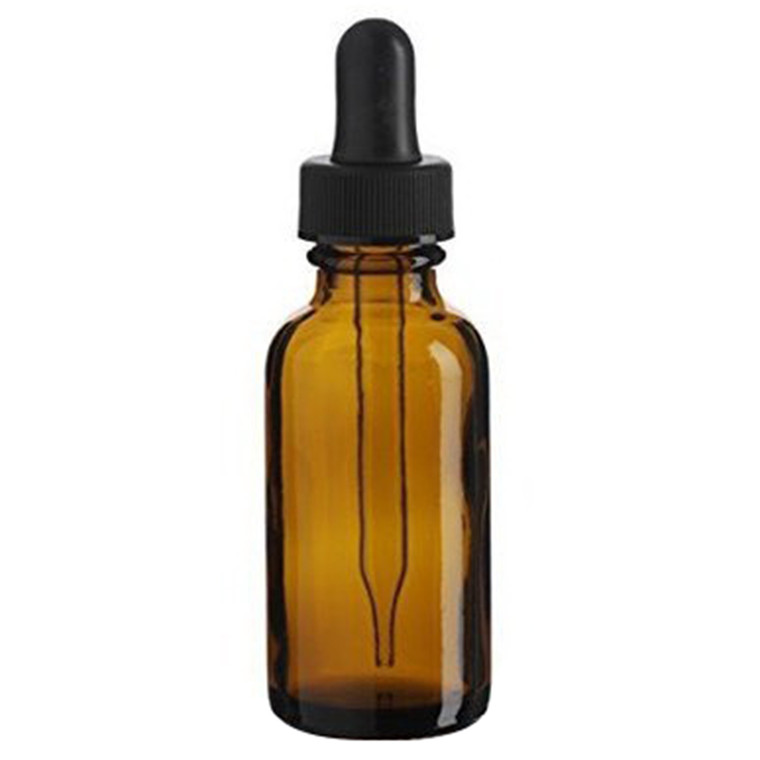 Centor Amber Glass Bottles with Droppers 1Oz for Pharmaceutical Packaging 12Ea