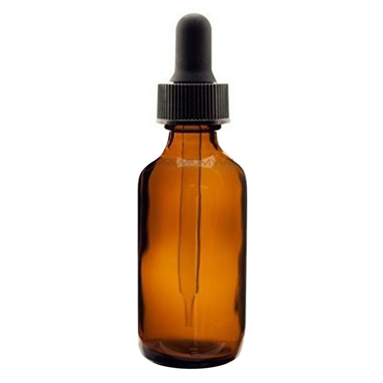 Centor Amber Glass Bottles with Droppers 2Oz for Liquid Medication Dispensing 12Ea