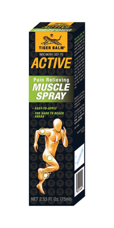 Tiger Balm Active Pain Relieving Muscle Spray, 2.53 Oz