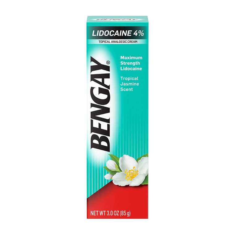 Bengay Maximum Strength Pain Relieving Cream Jasmine Scent, 3.0 Oz