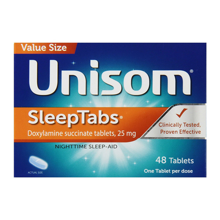 Unisom Night Time Sleep Aid Tablets - 48 Ea