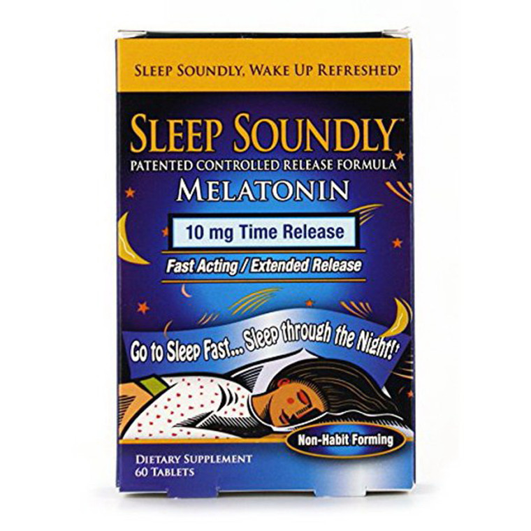 Windmill Sleep Soundly Melatonin 10Mg Tablets - 60 Ea