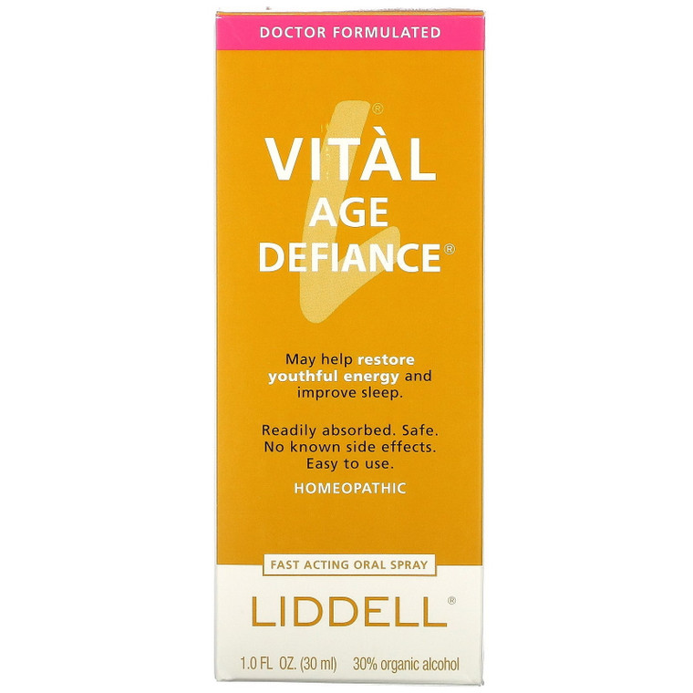 Liddell Laboratories Vital Age Defiance Homeopathic Oral Spray 1 Oz