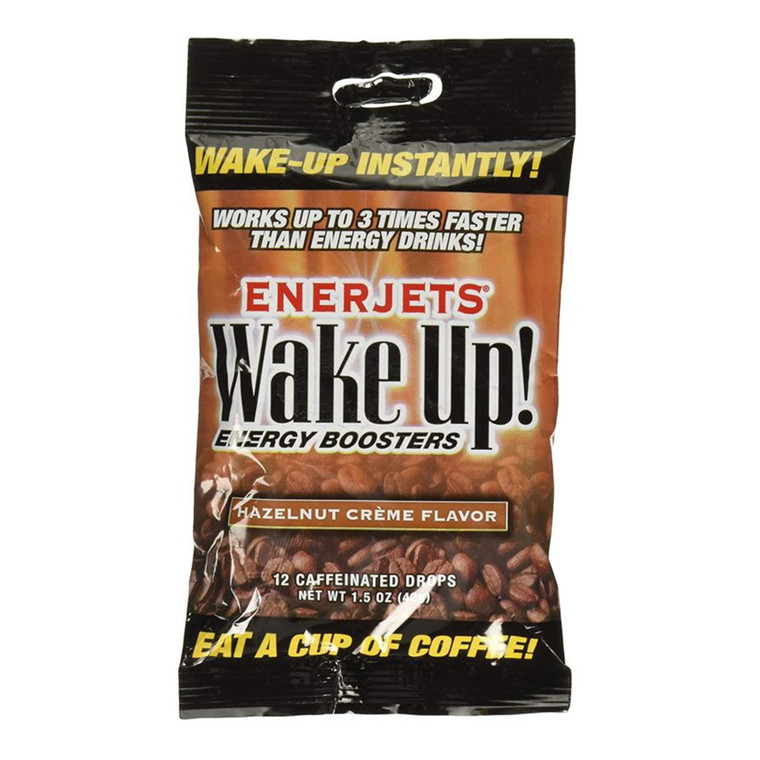 Enerjets Wake Up Energy Booster Drops, Hazelnut Creme Flavor, 12 Ea