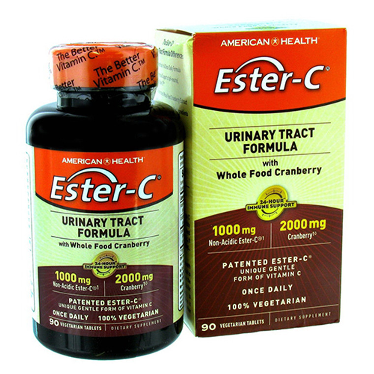 American Health Ester C Urinary Tract Formula With Whole Food Cranberry - 90 Tablets