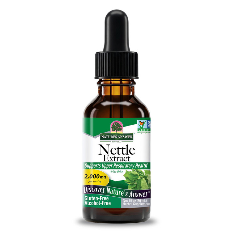 Natures Answer Nettle Leaf 2000mg Extract Alcohol Free Supports Immune Health 1Oz (30ml)