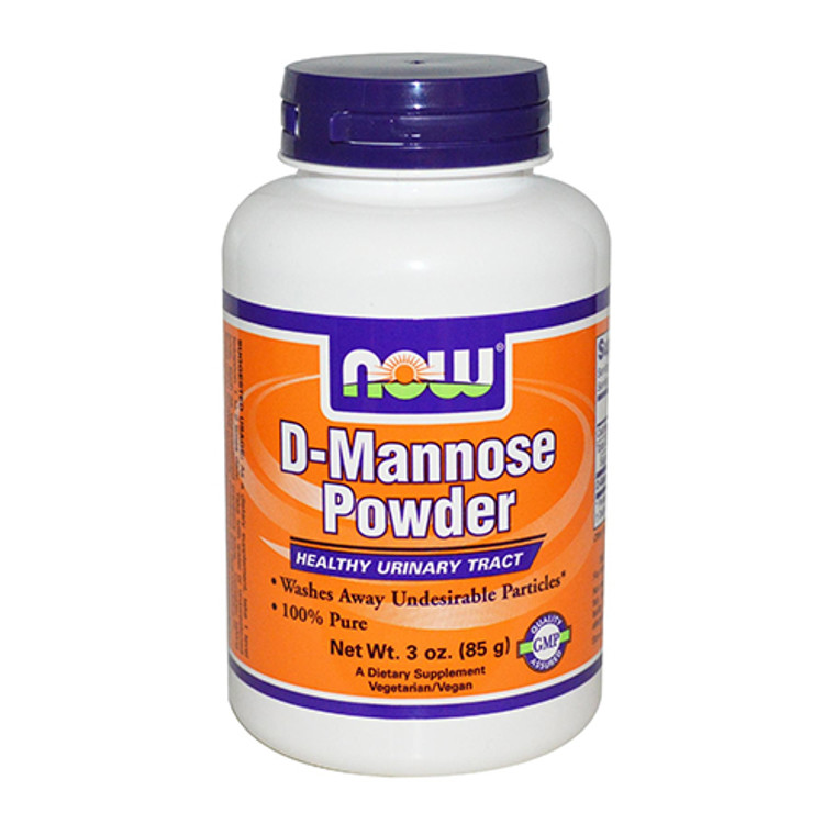 Now Foods D-Mannose Pure Powder, Dietary Supplement, 3 Oz