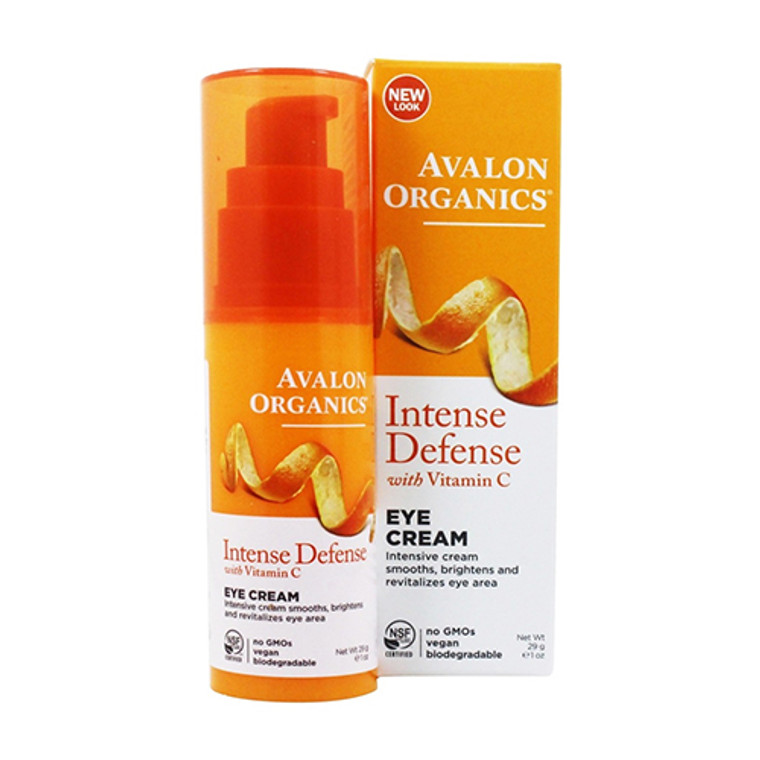 Avalon Organics Vitamin C Revitalizing Eye Cream, Sun Aging Defense - 1 Oz