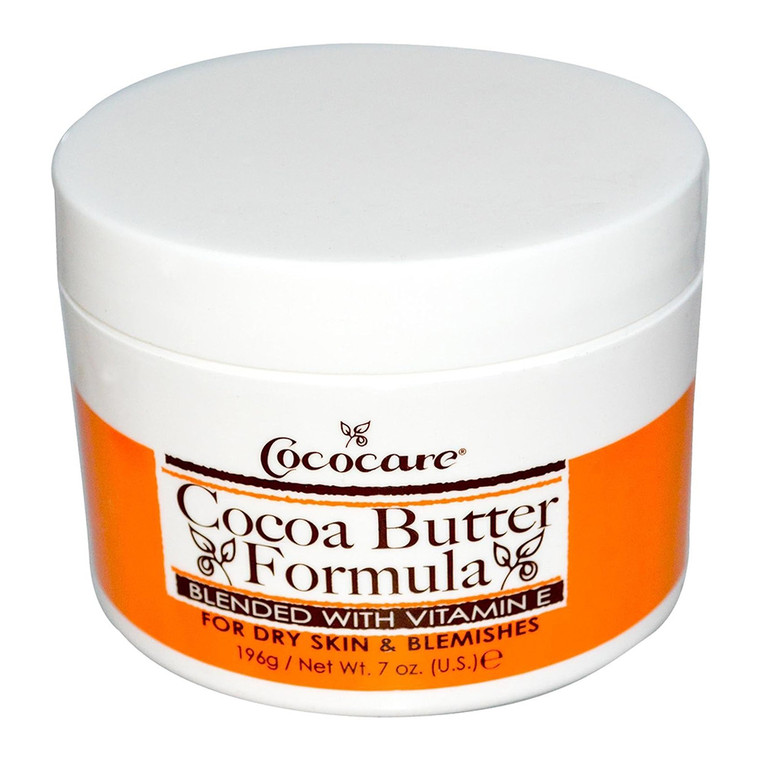 Cococare Cocoa Butter Formula Blended with Vitamin E Moisturizing and Protective Formula 7Oz (196g)