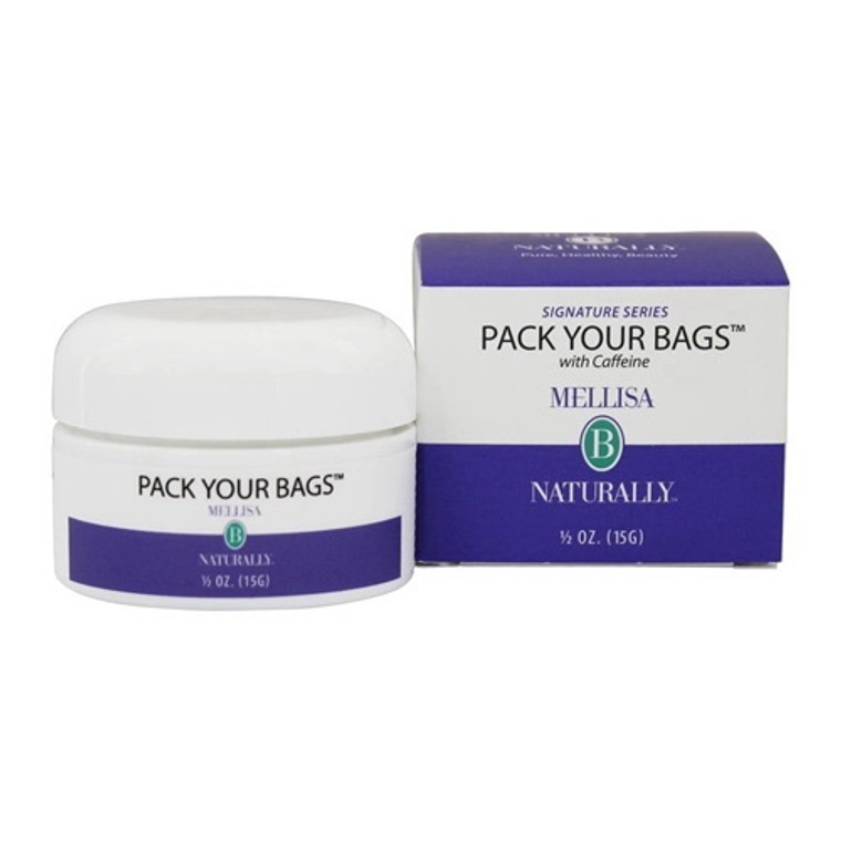 Mellisa B Naturally Pack Your Bags Eye Cream With Caffeine - 0.5 Oz