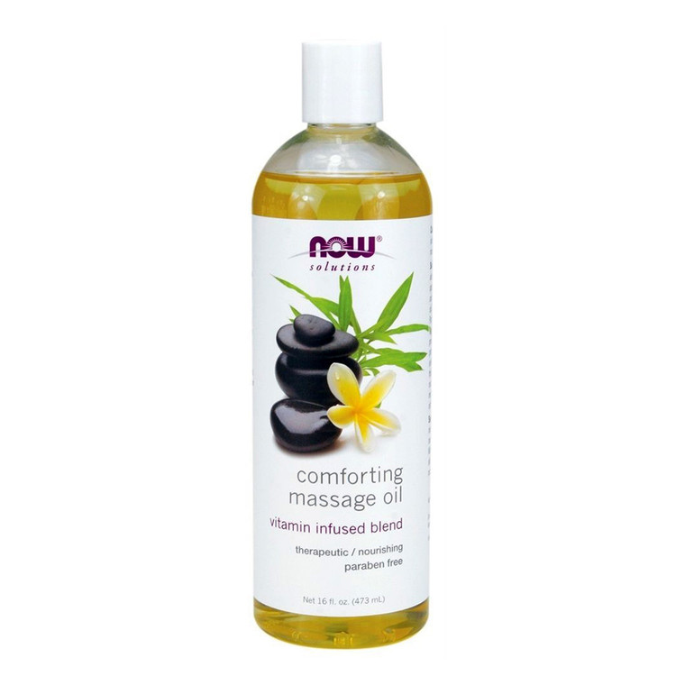 Now Foods Solutions Comforting Massage Oil - 16 Oz
