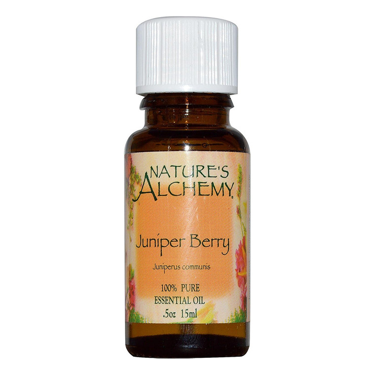 Natures Alchemy Pure Essential Oil Juniper Berry for Skincare 0.5Oz (15ml)