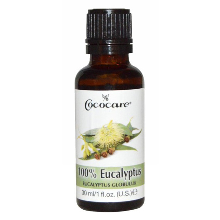 Cococare 100 Percent Natural Eucalyptus Massage Oil Refreshing Formula 1Oz (30ml)