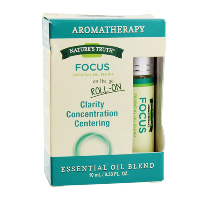 Natures Truth Roll-On Essential Oil Blend Focus, 0.33 oz