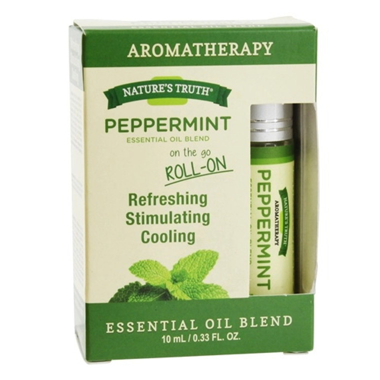 Natures Truth Roll-On Essential Oil Blend Peppermint, 0.33 oz