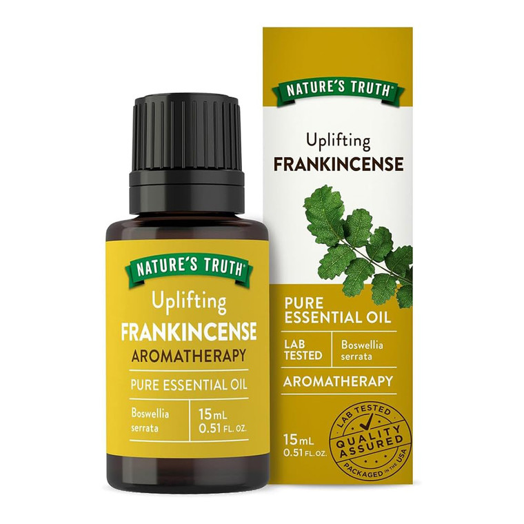 Natures Truth Aromatherapy Pure Essential Oil Frankincense Supports Topical Skincare 0.51Oz (15ml)