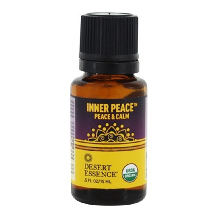 Desert Essence Organic Inner Peace Essential Oil, 0.5 Oz