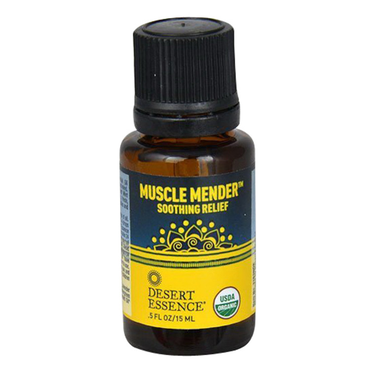 Desert Essence Essential Oil, Muscle Mender, 0.5 Oz