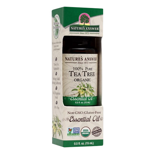 Natures Answer 100% Pure Tea Tree Organic Essential Oil, 0.5 Oz