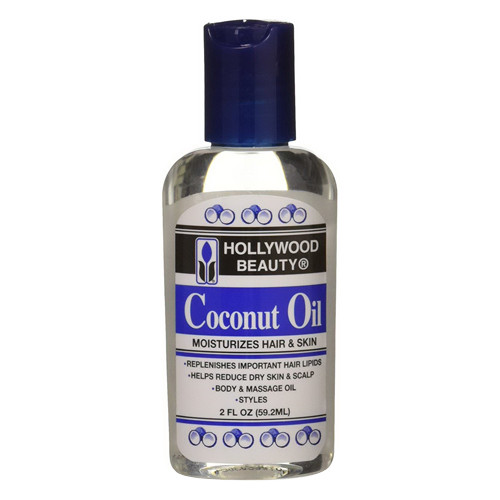 Hollywood Beauty Coconut Oil Moisturizes Hair And Skin, 2 Oz