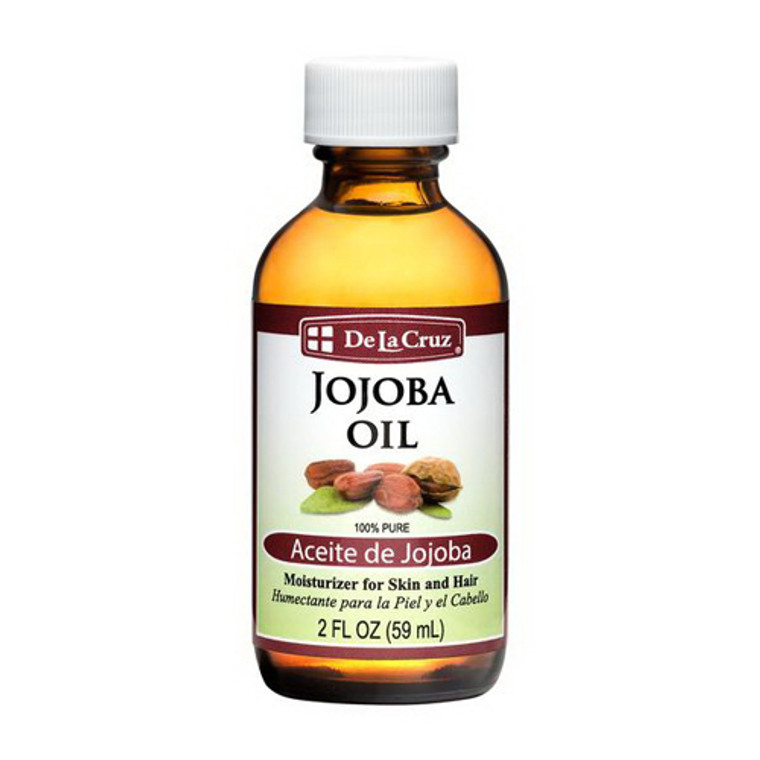 De La Cruz Jojoba Oil Moisturizer For Skin and Hair, 2 Oz