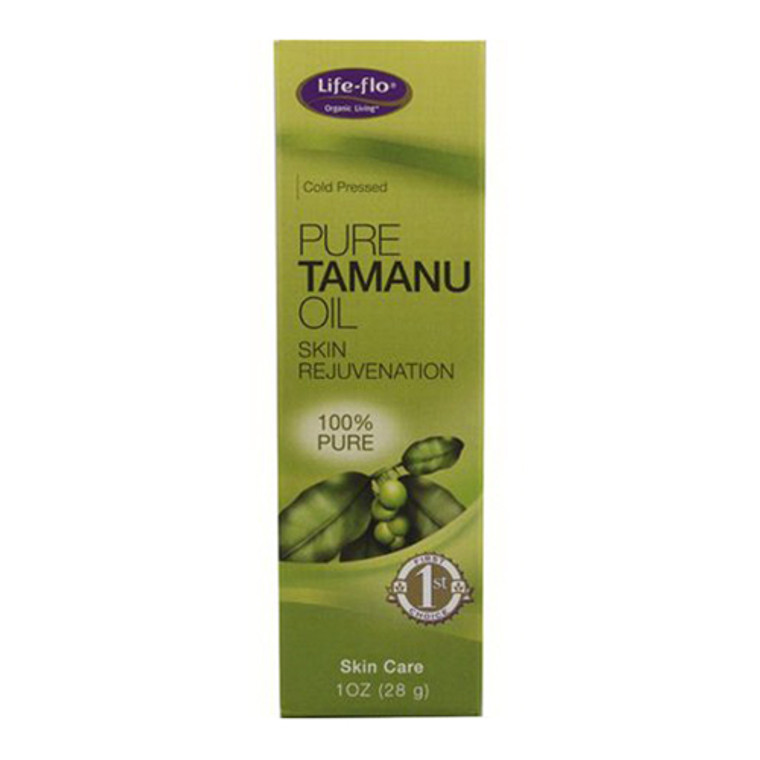 Life Flo Cold Pressed Pure Tamanu Oil for Skin Rejuvenation, 1 Oz