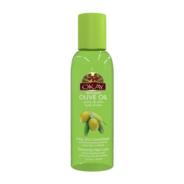 Okay Olive Blended Oil for Hair and Skin, 2 Oz