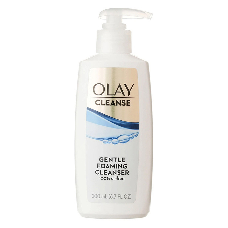 Olay Gentle Clean Foaming Facial Cleanser for Sensitive Skin and Daily Use 6.7Oz (200ml)