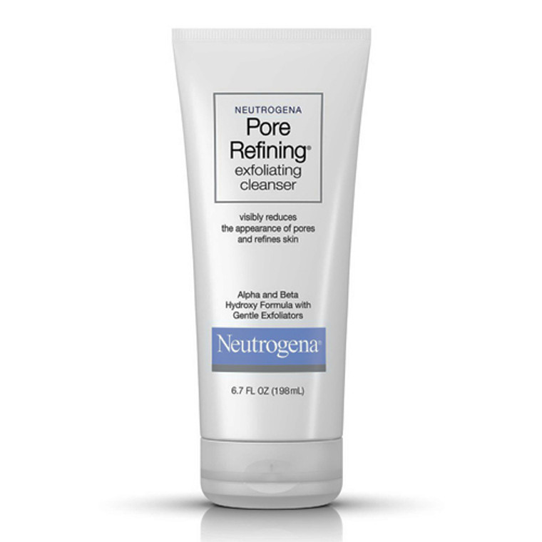 Neutrogena Pore Refining Exfoliating Cleanser, Soap Free - 6.7 Oz