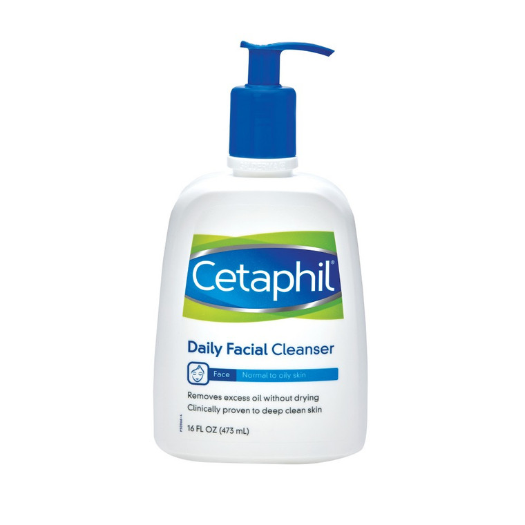 Cetaphil Daily Facial Cleanser, Normal To Oily Skin - 16 Oz