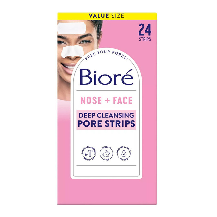 Biore Deep Cleansing Pore Strips, 24 Ea