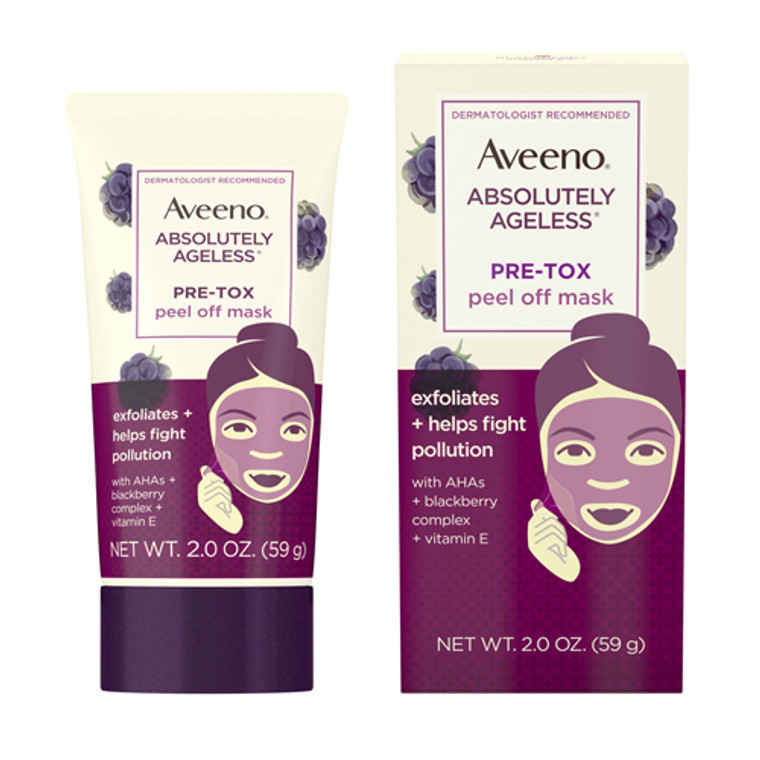Aveeno Absolutely Ageless Pre Tox Peel Off Face Mask, 2 Oz
