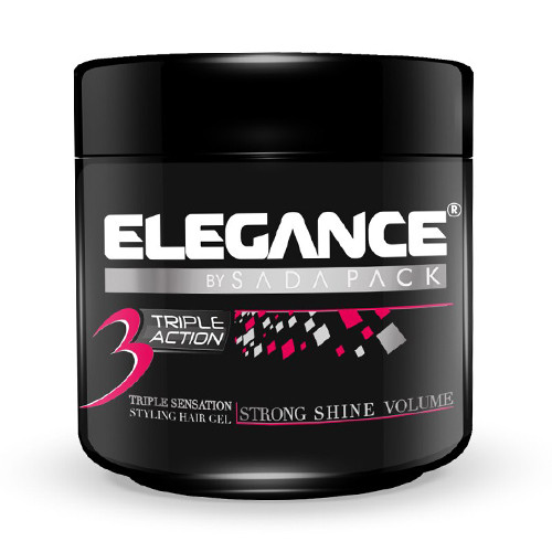 Sada Pack Elegance Triple Action Styling Hair Gel Pink Label, 8.8