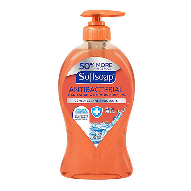 Softsoap Liquid Hand Soap, Antibacterial Crisp Clean, 11.25 Oz