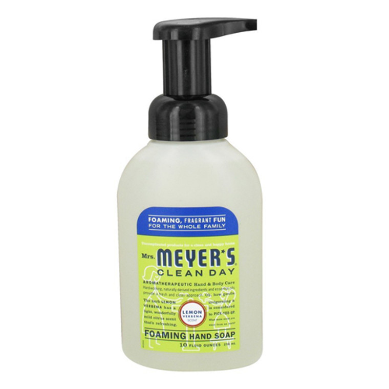 Mrs. Meyers Clean Day Foaming Hand Soap Lemon Verbena Scent, 10 oz