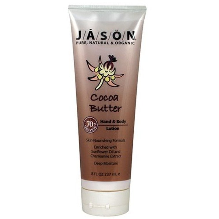 Jason Cocoa Butter Hand And Body Lotion - 8 Oz