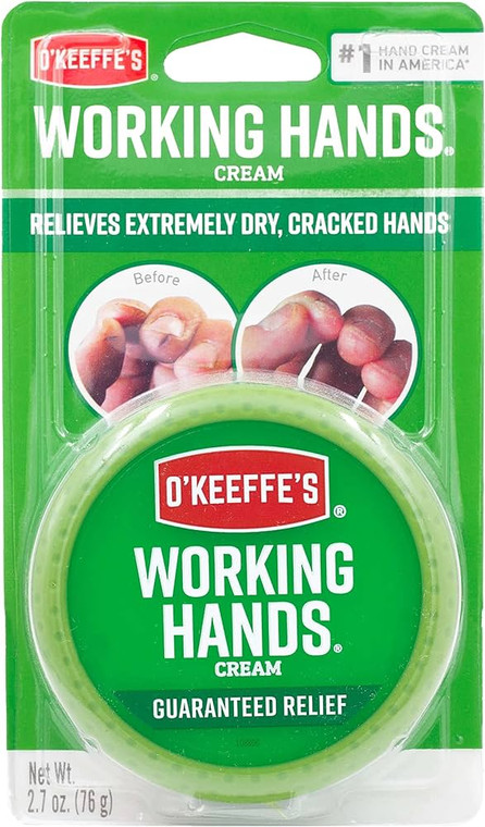OKeeffes Working Hands Hand Cream For Dry Hands, 2.7 oz