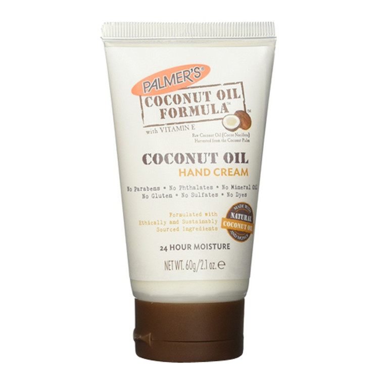 Palmers 24 Hours Moisture Hand Cream, Natural Coconut Oil Formula With Vitamin E, 2.1 oz