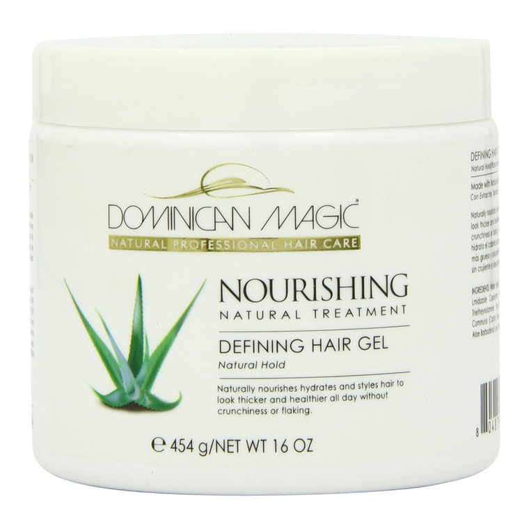 Dominican Magic Hair Nourishing Defining Hair Gel Natural Treatment 16Oz (454g)