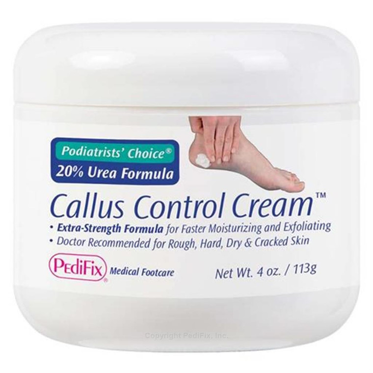 Pedifix Podiatrists Choice Extra Strength Callus Control Hydration And Exfoliate Foot Cream, 4 Oz