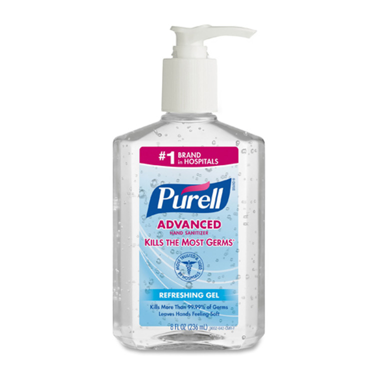 Purell Advanced Hand Sanitizer Refreshing Gel, 8 Oz