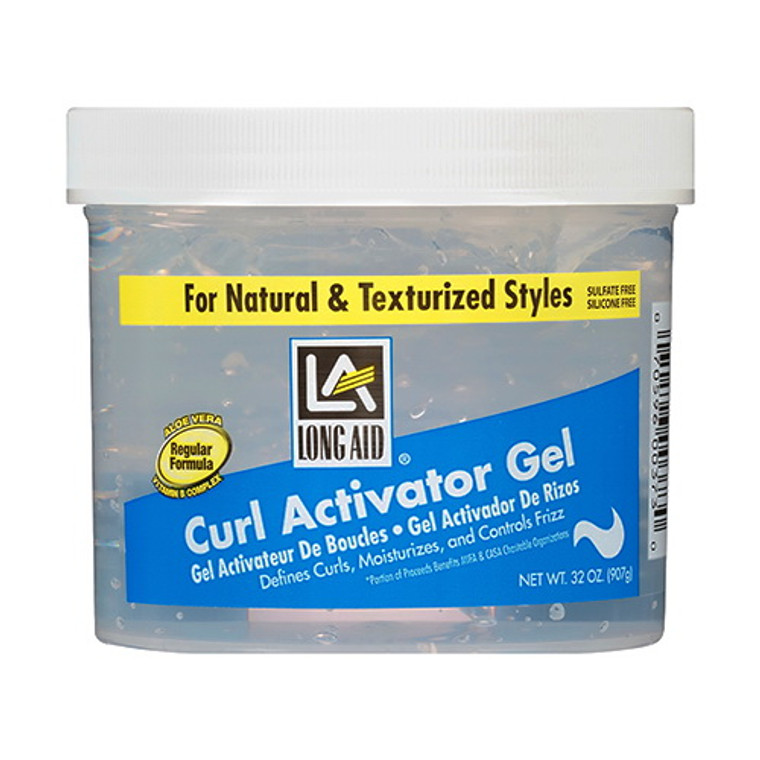 Long Aid Curl Activator Hair Gel, 32 Oz