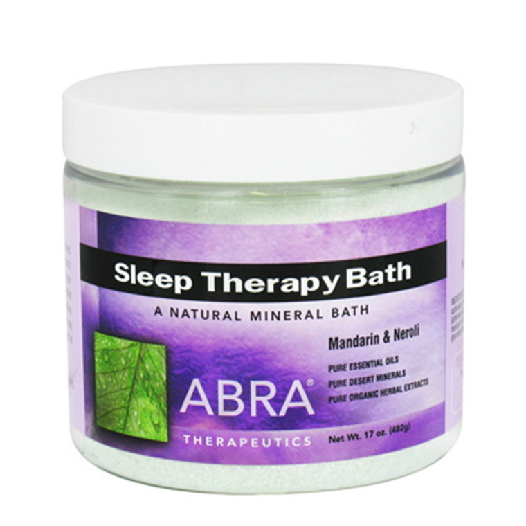 Abra Therapeutics Sleep Therapy Mineral Bath, Mandarin And Neroli - 17 Oz