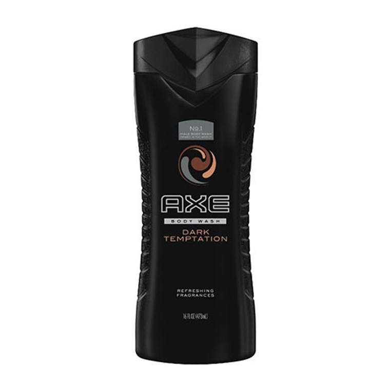 Axe Body Wash Refreshing Fragrances Dark Temptation - 16 Oz.