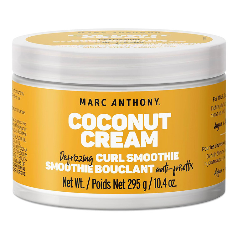 Marc Anthony Coconut Curls Smoothie Hair Cream Sulfate Free for All Hair Types 10.4Oz (295g)