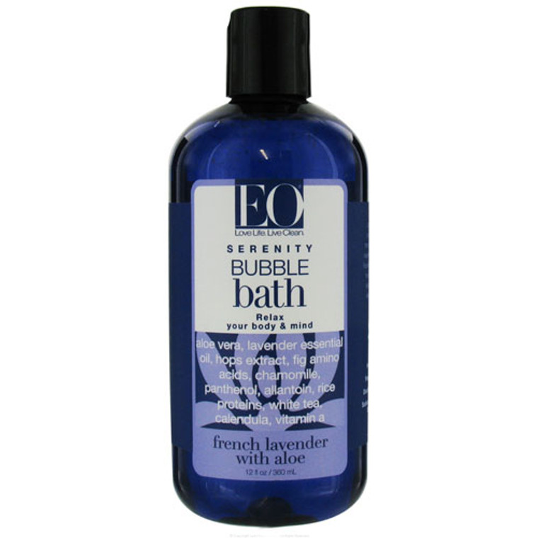 Eo Bubble Bath Serenity French Lavender With Aloe Vera - 12 Oz