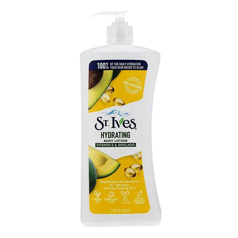 St. Ives Daily Hydrating Vitamin E And Avocado Body Lotion, 21 Oz